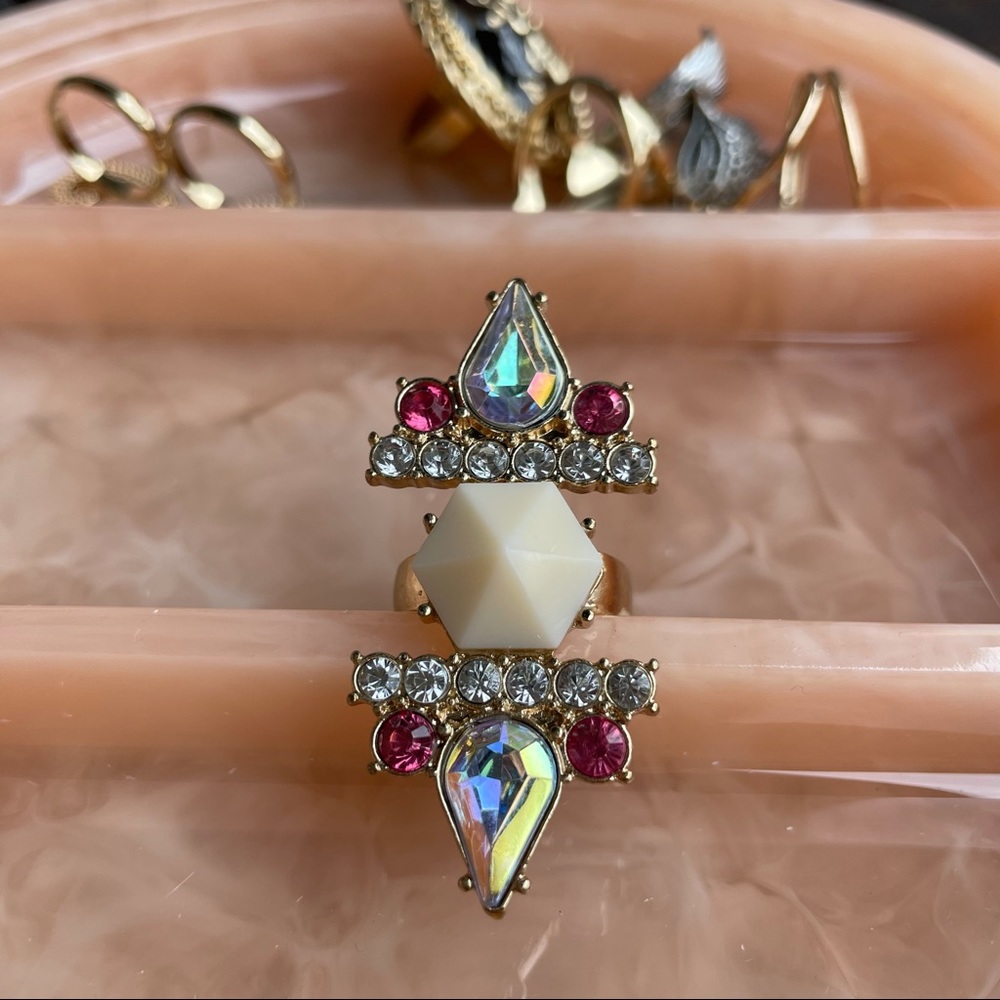 Statement ring retro unique
